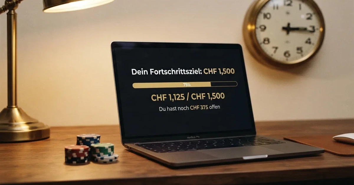 Bildschirm mit Bonusbedingungen, Einsatztabelle und einer Uhr im Hintergrund — beste online casinos schweiz mit no deposit bonus